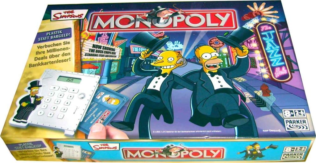Monopoly edición The Simpsons post entrada blog Limonada Estudio