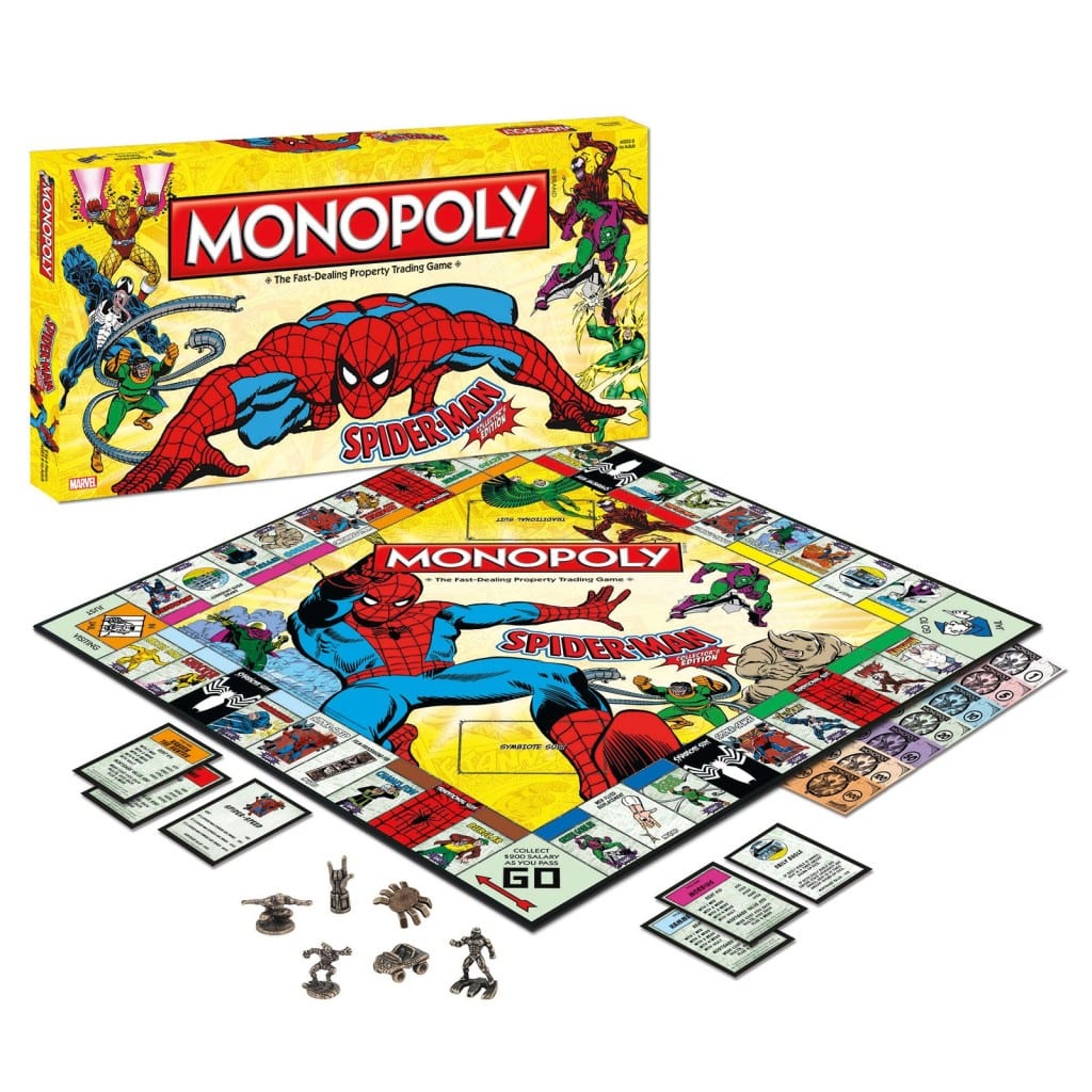 monopoly edición Spiderman post entrada blog Limonada Estudio